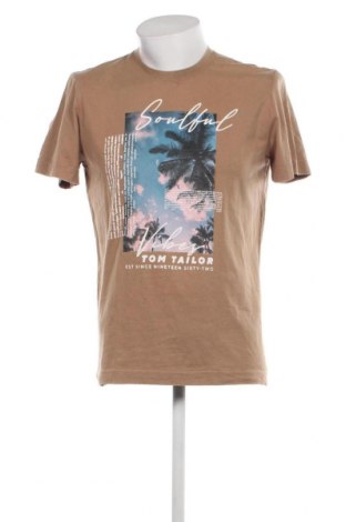 Herren T-Shirt Tom Tailor, Größe M, Farbe Braun, Preis 14,95 €
