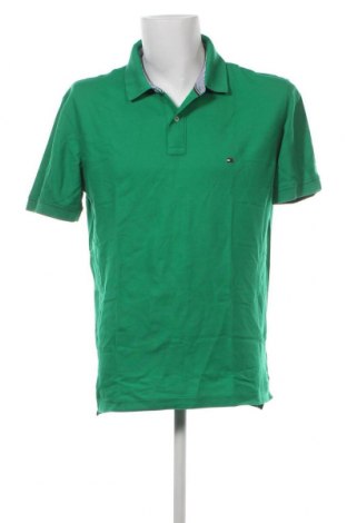 Мъжка тениска Tommy Hilfiger, Размер XL, Цвят Зелен, Цена 65,40 лв.
