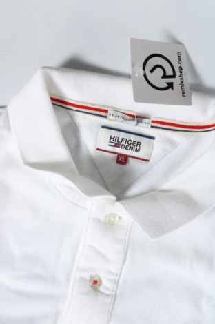 Мъжка тениска Hilfiger Denim, Размер XL, Цвят Бял, Цена 109,00 лв.