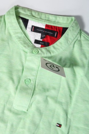 Мъжка тениска Tommy Hilfiger, Размер S, Цвят Зелен, Цена 39,24 лв.