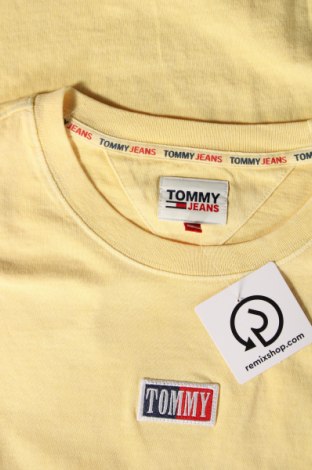 Męski T-shirt Tommy Jeans, Rozmiar XL, Kolor Żółty, Cena 181,49 zł