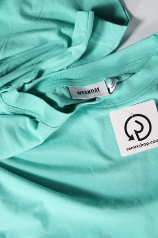 Мъжка тениска Weekday, Размер S, Цвят Зелен, Цена 7,56 лв.