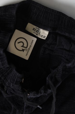Ανδρικό κοτλέ παντελόνι Redefined Rebel, Μέγεθος S, Χρώμα Μπλέ, Τιμή 3,59 €