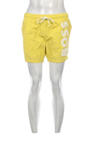 Ανδρικό κοντό παντελόνι BOSS, Μέγεθος M, Χρώμα Κίτρινο, Τιμή 68,48 €