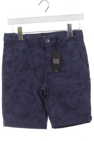 Мъжки къс панталон IKKS, Размер XS, Цвят Син, Цена 37,50 лв.