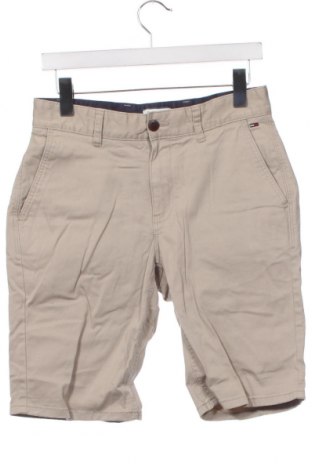 Мъжки къс панталон Tommy Jeans, Размер S, Цвят Бежов, Цена 60,00 лв.