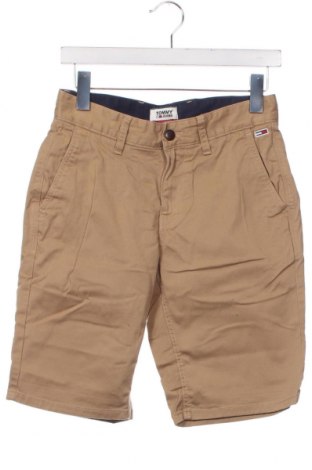 Мъжки къс панталон Tommy Jeans, Размер S, Цвят Бежов, Цена 37,50 лв.