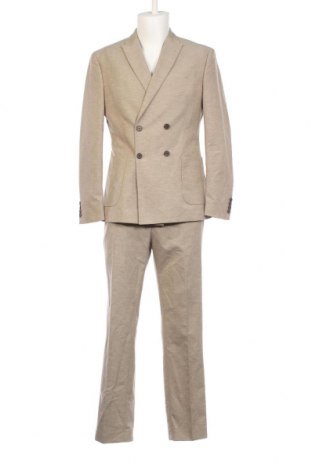 Мъжки костюм Isaac Dewhirst, Размер L, Цвят Бежов, Цена 139,50 лв.