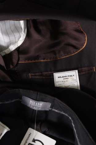 Ανδρικό κοστούμι Milano Italy, Μέγεθος L, Χρώμα Μαύρο, Τιμή 46,39 €
