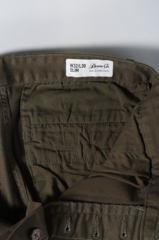 Pantaloni de bărbați Denim Co., Mărime M, Culoare Verde, Preț 74,00 Lei