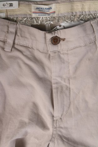 Мъжки панталон Jack & Jones, Размер S, Цвят Бежов, Цена 14,76 лв.