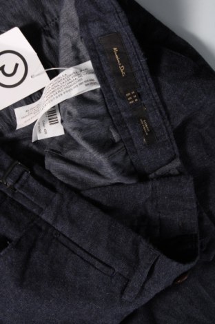 Ανδρικό παντελόνι Massimo Dutti, Μέγεθος L, Χρώμα Μπλέ, Τιμή 27,22 €