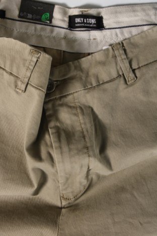 Мъжки панталон Only & Sons, Размер M, Цвят Бежов, Цена 17,94 лв.