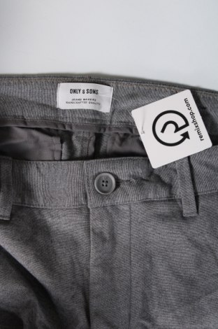 Pantaloni de bărbați Only & Sons, Mărime L, Culoare Gri, Preț 95,39 Lei