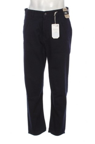 Pantaloni de bărbați Pull&Bear, Mărime M, Culoare Albastru, Preț 39,34 Lei