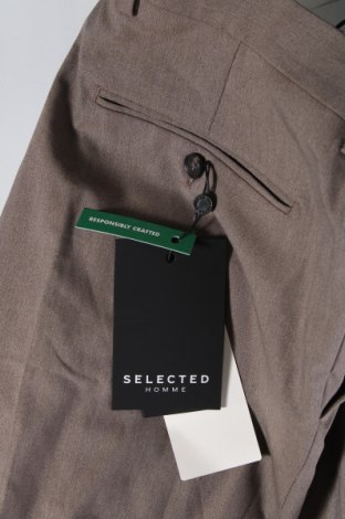 Ανδρικό παντελόνι Selected Homme, Μέγεθος L, Χρώμα Καφέ, Τιμή 8,81 €