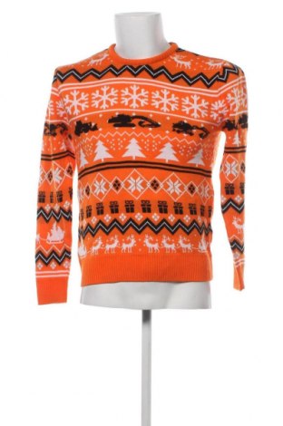 Мъжки пуловер, Размер S, Цвят Оранжев, Цена 8,70 лв.