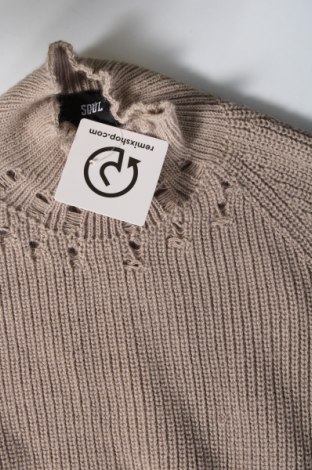Мъжки пуловер, Размер M, Цвят Бежов, Цена 10,15 лв.