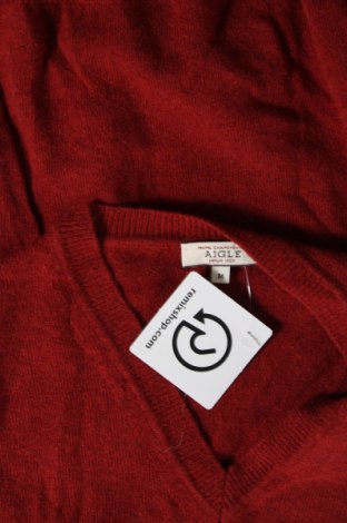 Ανδρικό πουλόβερ Aigle, Μέγεθος M, Χρώμα Κόκκινο, Τιμή 15,14 €