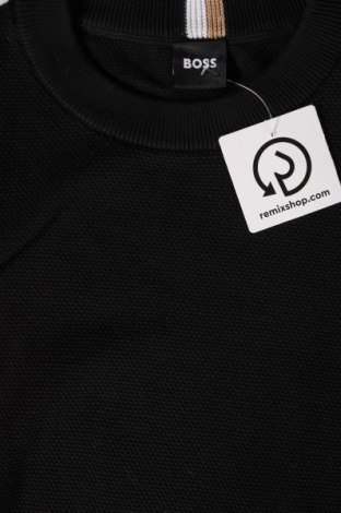 Ανδρικό πουλόβερ BOSS, Μέγεθος L, Χρώμα Μαύρο, Τιμή 120,62 €