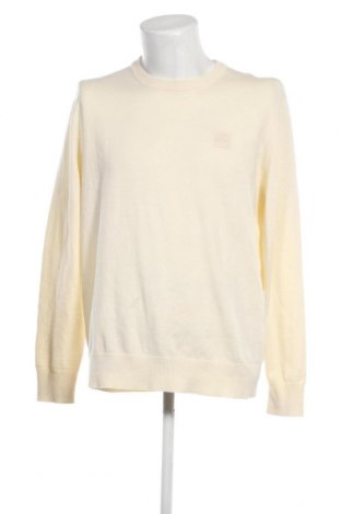 Ανδρικό πουλόβερ BOSS, Μέγεθος XL, Χρώμα Εκρού, Τιμή 81,00 €