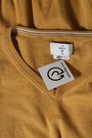 Мъжки пуловер C&A, Размер XXL, Цвят Жълт, Цена 15,88 лв.