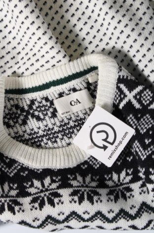 Мъжки пуловер C&A, Размер M, Цвят Многоцветен, Цена 7,25 лв.