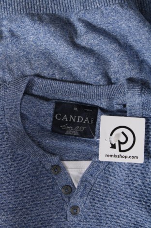 Мъжки пуловер Canda, Размер XL, Цвят Син, Цена 29,00 лв.