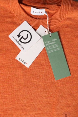 Ανδρικό πουλόβερ Celio, Μέγεθος S, Χρώμα Πορτοκαλί, Τιμή 7,35 €