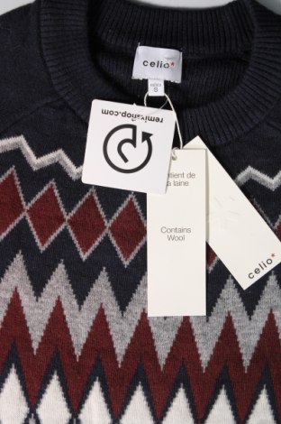Мъжки пуловер Celio, Размер S, Цвят Син, Цена 13,80 лв.