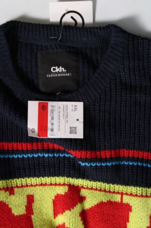 Мъжки пуловер Clockhouse, Размер XXL, Цвят Многоцветен, Цена 8,70 лв.