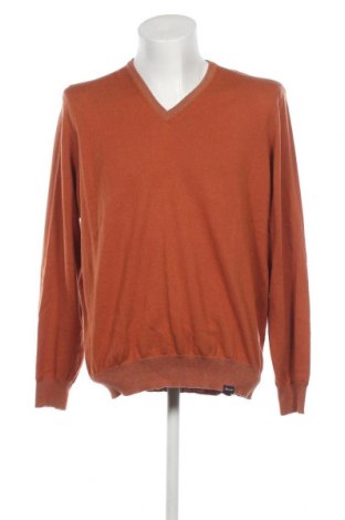 Мъжки пуловер Faconnable, Размер XL, Цвят Кафяв, Цена 112,32 лв.