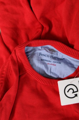 Herrenpullover Fynch-Hatton, Größe XL, Farbe Rot, Preis 30,62 €