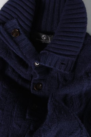 Мъжки пуловер Gentlemen Selection, Размер M, Цвят Син, Цена 6,96 лв.