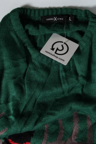 Ανδρικό πουλόβερ Harris & Lewis, Μέγεθος L, Χρώμα Πράσινο, Τιμή 5,94 €