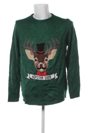 Мъжки пуловер Harris & Lewis, Размер L, Цвят Зелен, Цена 9,60 лв.