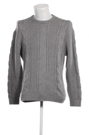 Мъжки пуловер Hollister, Размер L, Цвят Сив, Цена 21,60 лв.