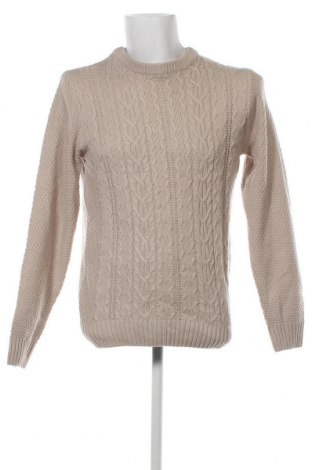 Мъжки пуловер Jean Pascale, Размер M, Цвят Бежов, Цена 8,70 лв.