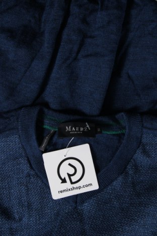 Мъжки пуловер Maerz Muenchen, Размер L, Цвят Син, Цена 17,00 лв.