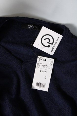 Мъжки пуловер Oviesse, Размер S, Цвят Син, Цена 15,18 лв.