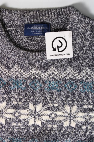 Ανδρικό πουλόβερ Pull&Bear, Μέγεθος L, Χρώμα Μπλέ, Τιμή 5,38 €