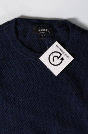 Мъжки пуловер Smog, Размер M, Цвят Син, Цена 11,60 лв.