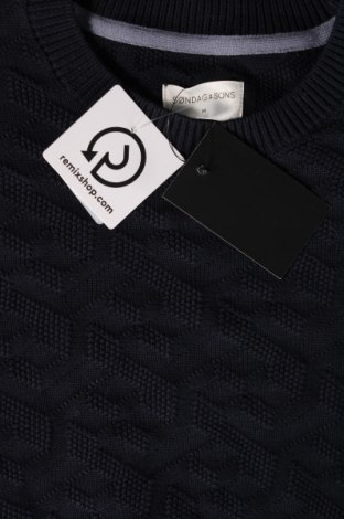 Ανδρικό πουλόβερ Sondag & Sons, Μέγεθος M, Χρώμα Μπλέ, Τιμή 7,82 €