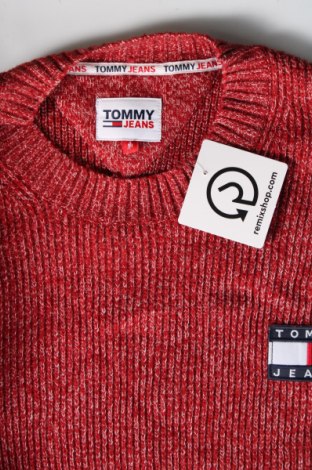 Мъжки пуловер Tommy Jeans, Размер M, Цвят Червен, Цена 57,30 лв.