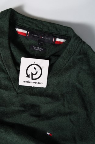 Мъжки пуловер Tommy Hilfiger, Размер M, Цвят Зелен, Цена 191,00 лв.