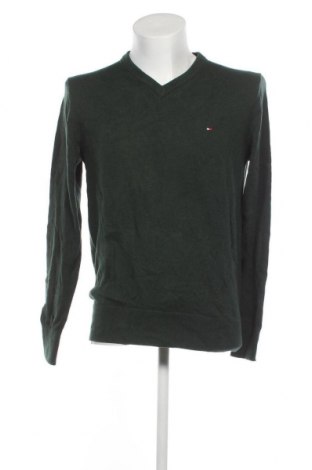 Мъжки пуловер Tommy Hilfiger, Размер M, Цвят Зелен, Цена 59,21 лв.