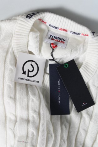 Férfi pulóver Tommy Jeans, Méret XXL, Szín Fehér, Ár 48 457 Ft