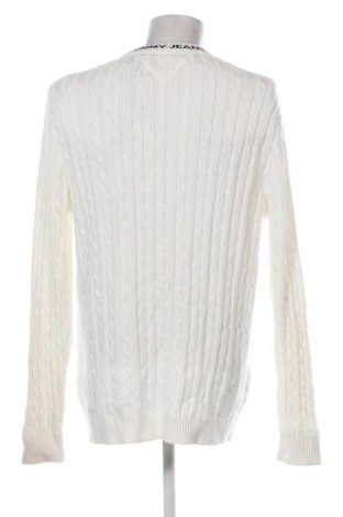 Ανδρικό πουλόβερ Tommy Jeans, Μέγεθος XXL, Χρώμα Λευκό, Τιμή 23,63 €