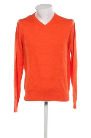 Мъжки пуловер Tommy Hilfiger, Размер L, Цвят Оранжев, Цена 59,21 лв.