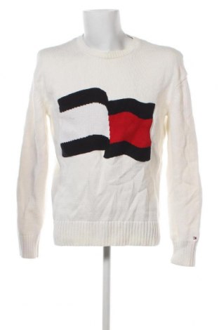 Мъжки пуловер Tommy Hilfiger, Размер M, Цвят Бял, Цена 66,85 лв.